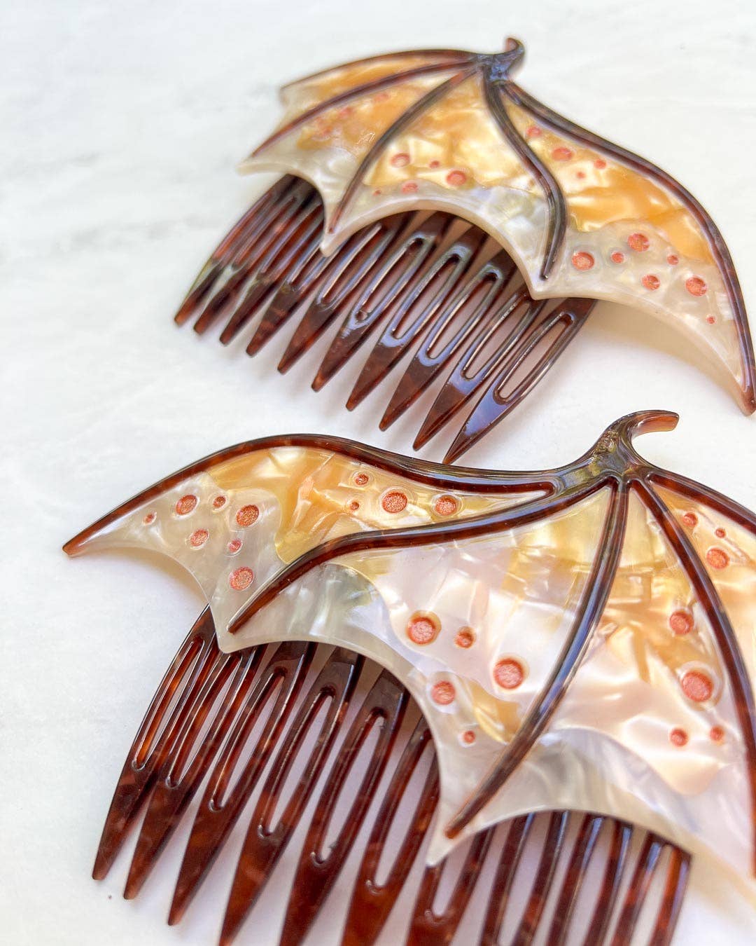 Blissfully Bookish Company - Wholesale Hair Accessories Set - Women's - Gold Dragon Wing Comb Set | Fantasy Gifts9