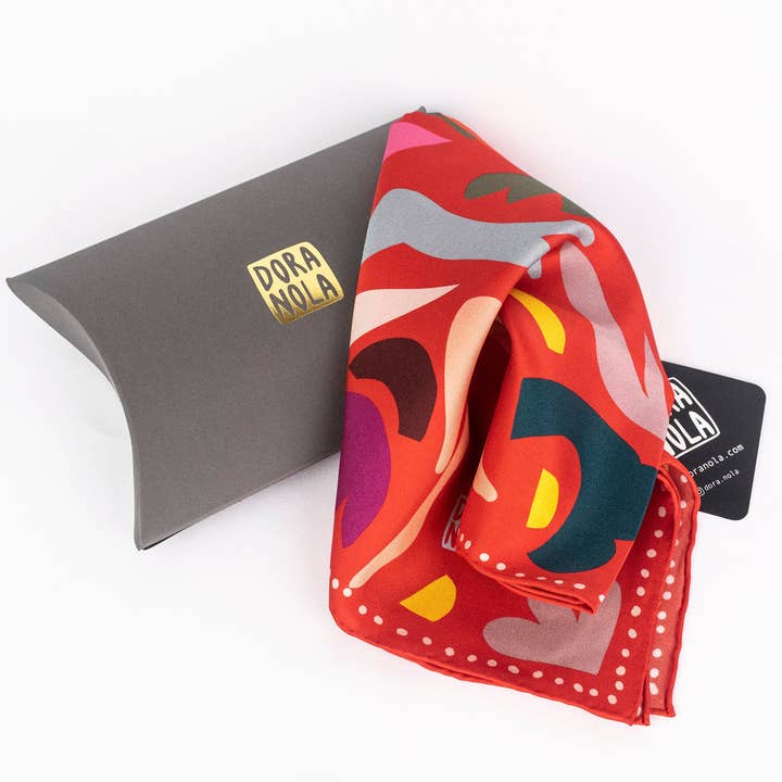 Dora Nola - Wholesale Scarf - Women's - All The Way silk neckerchief 503