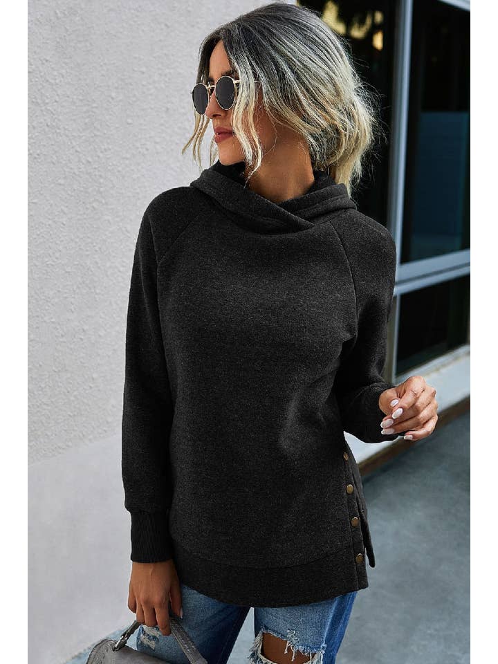 Supreme Fashion – Großhandel Strickpullover – Damen – Einfarbiger, lockerer Pullover mit2