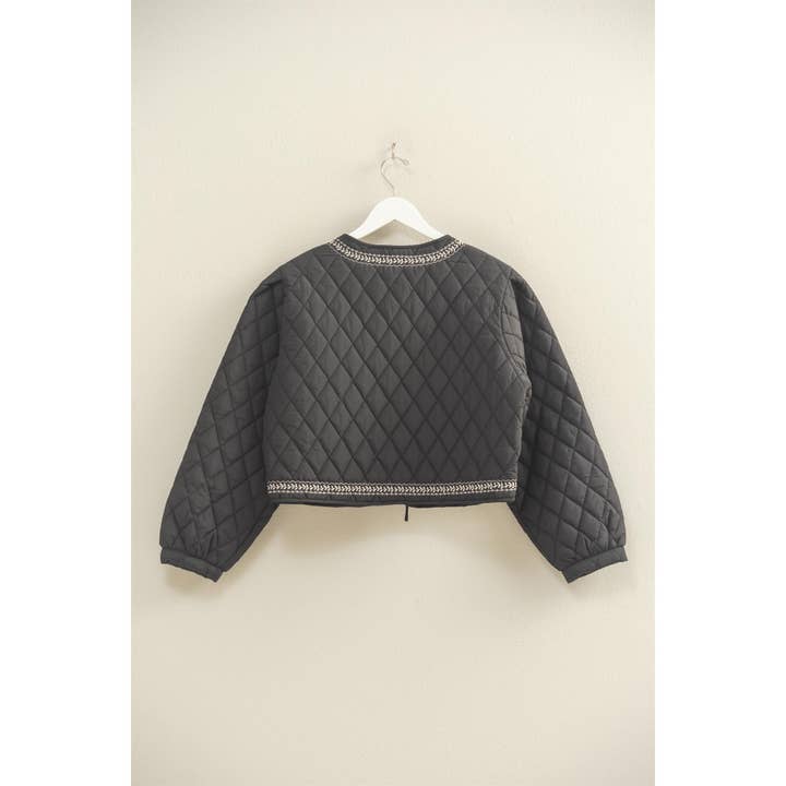 HYFVE - Wholesale Jacket - Women's - Quilted Floral Embroidered Padding Jacket13