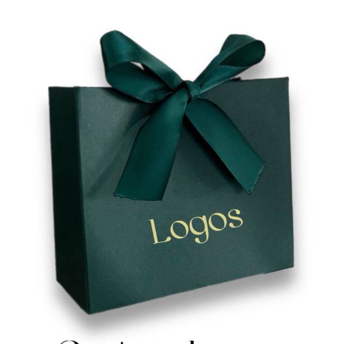 ANYGIFTGOODPACKINGBOX - Wholesale Gift bag - Personalized Green Wedding Gift Bag Ribbon Candy Bags2