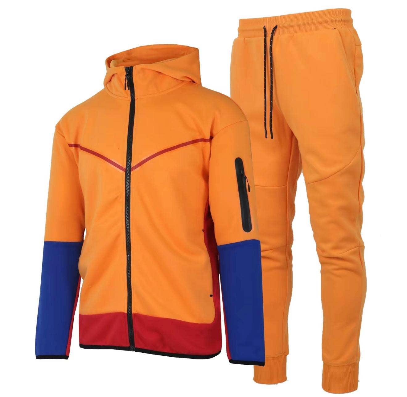 Amorica NYC – Conjunto de desporto – Homem por atacado – Conjunto Masculino com Jaqueta Hoodie e Calça Jogger Ultratech Bicolor8