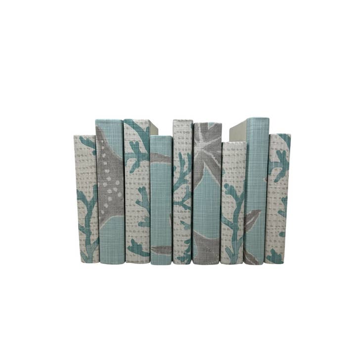 E. Lawrence, Ltd. - Vente Livre à exposer - Housses Corail de Mer Bleu Spa/Blanc Cassé / 21,5-24 cm1