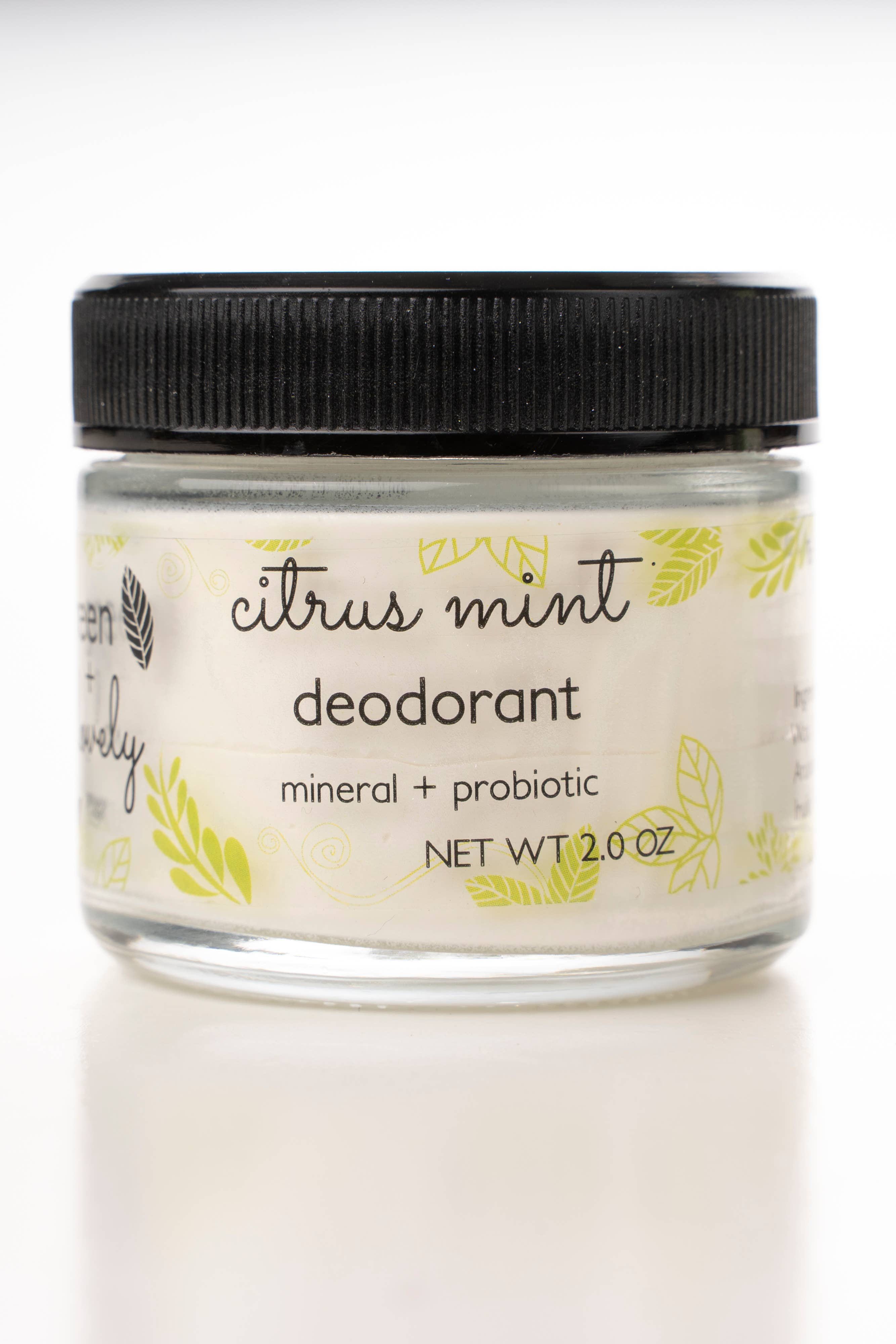 green + lovely – Engroshandel Deodorant - Dame – Citrus Mint Deodorant - Mineral + Prebiotisk + Veganer4