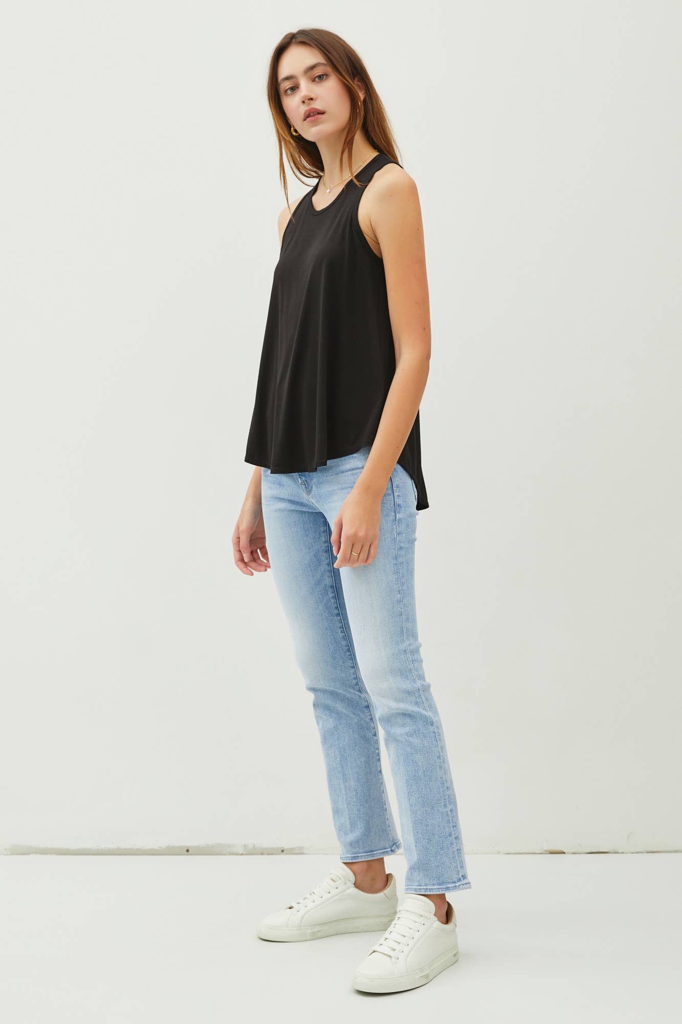 Be Cool - Wholesale Tank Top - Women's - SOFT FLOWY ROUND NECK TANK TOP11