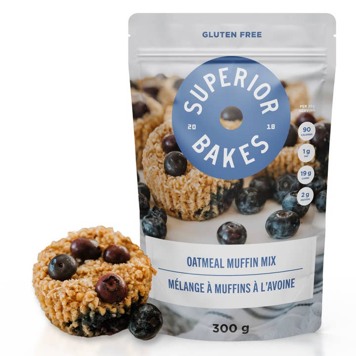 Superior Bakes - Wholesale Muffin mix - Oatmeal Muffin Mix