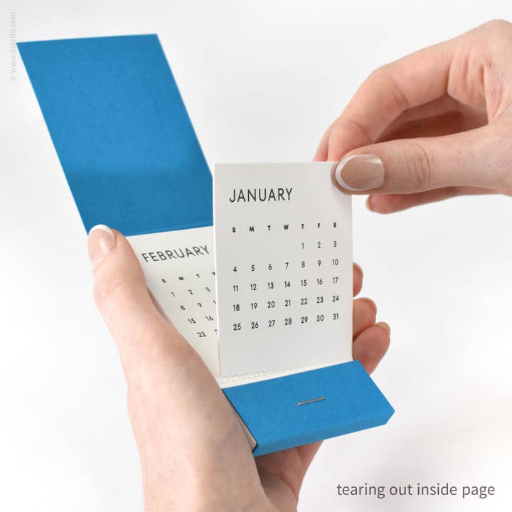 Inkello Letterpress - Wholesale Calendar - 2026 Matchbook Calendar™ (#107)10