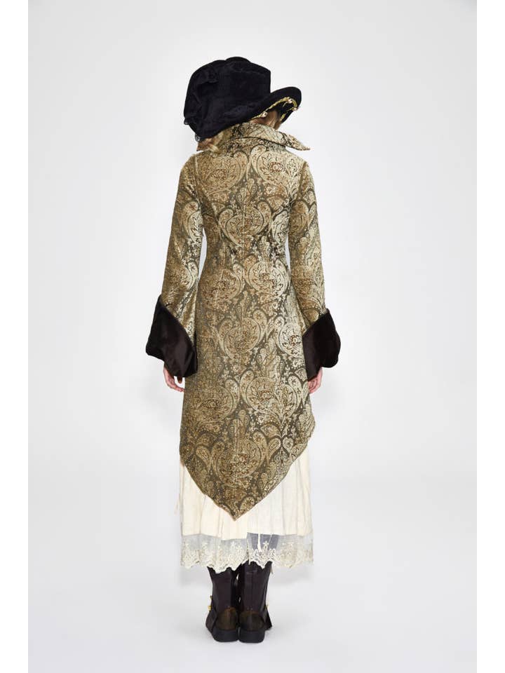 BLK/GLD CT102 - Pirate Jacket med aftagelige ærmer for engroshandel på Faire4