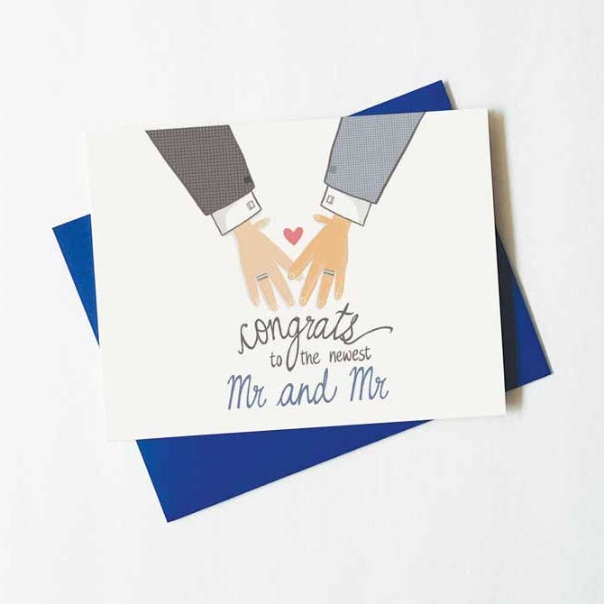 Hr og Mr Card for engroshandel hos Green Bean Studio