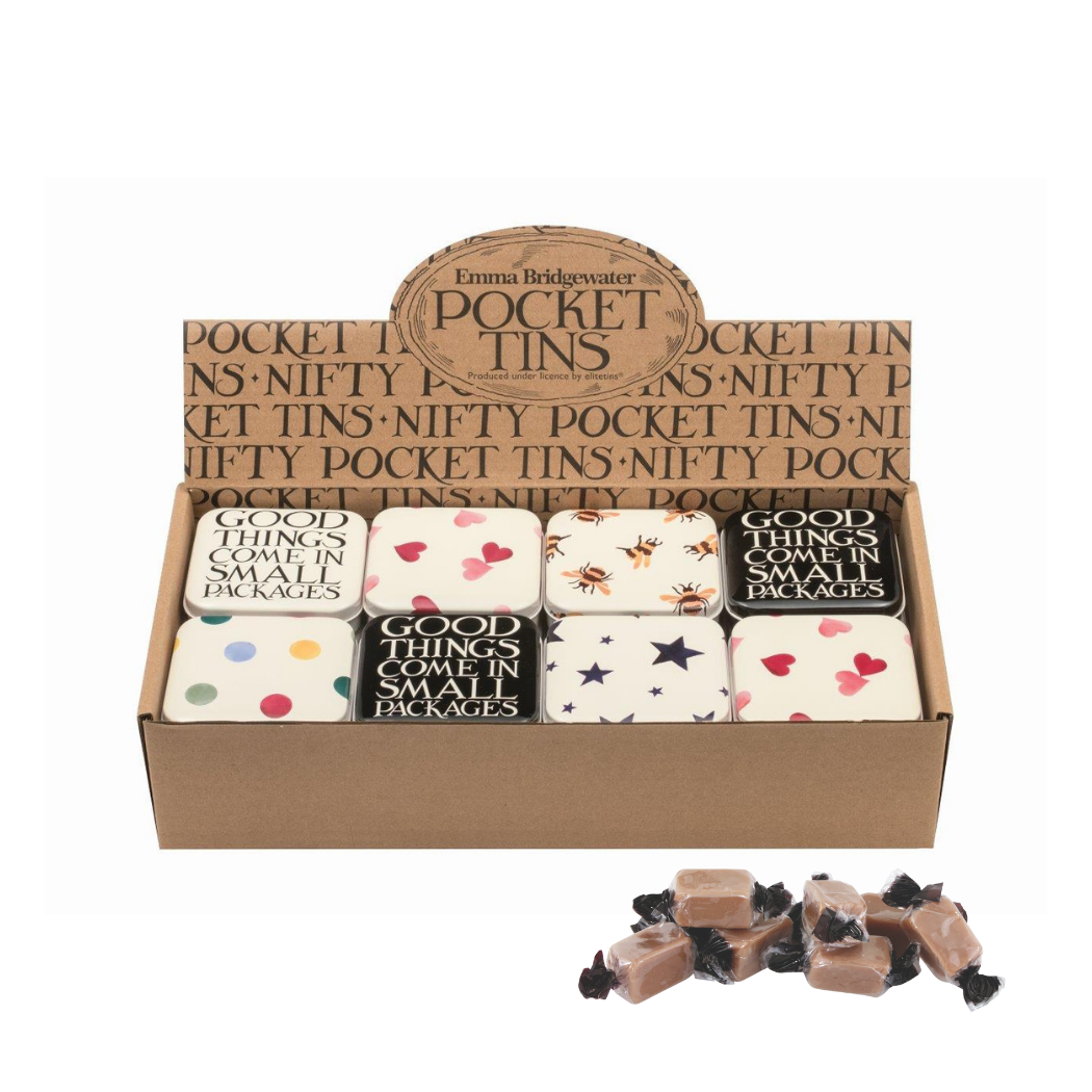 Tin Treats – wholesale Decorative box – Emma Bridgewater-Pocket Tins with Fudge (24)0