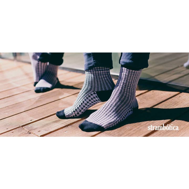 Men's Houndstooth Socks for wholesale by strambótica