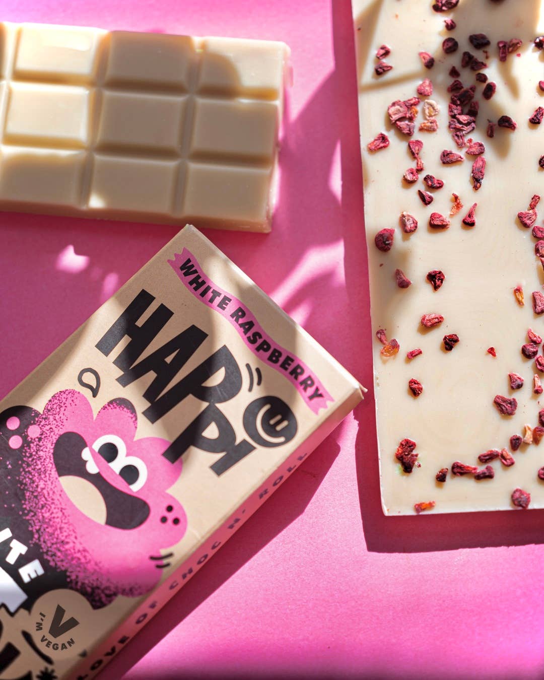 Happi - Vente Barre chocolatée - Barre aux framboises blanches, Happi Oat M ! Chocolat au lait, 40 g1
