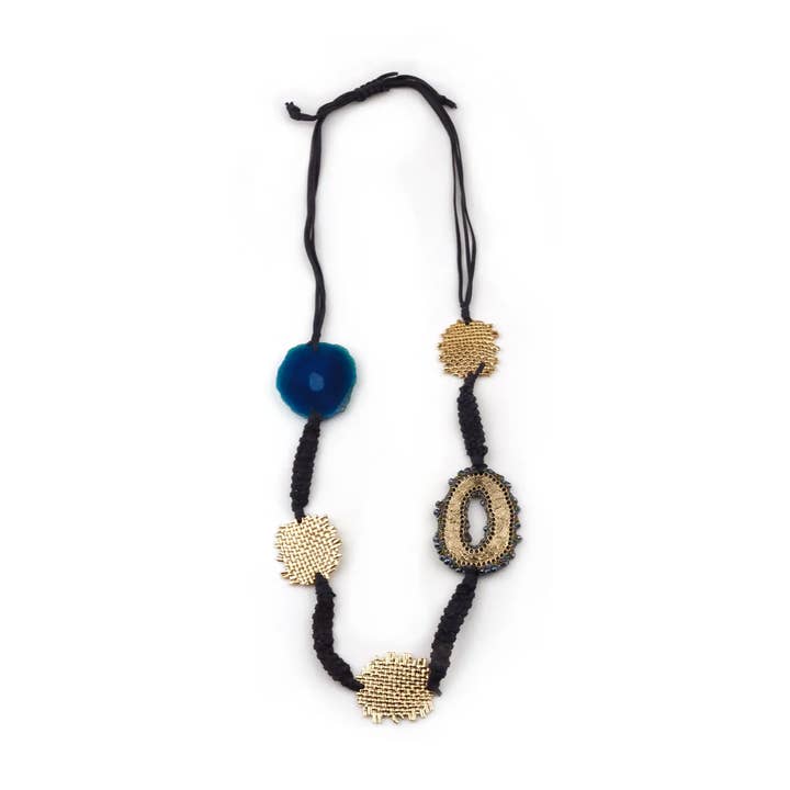 Bohemian Necklace with Natural Details πΏβ¨ for wholesale by Domoflor s.l