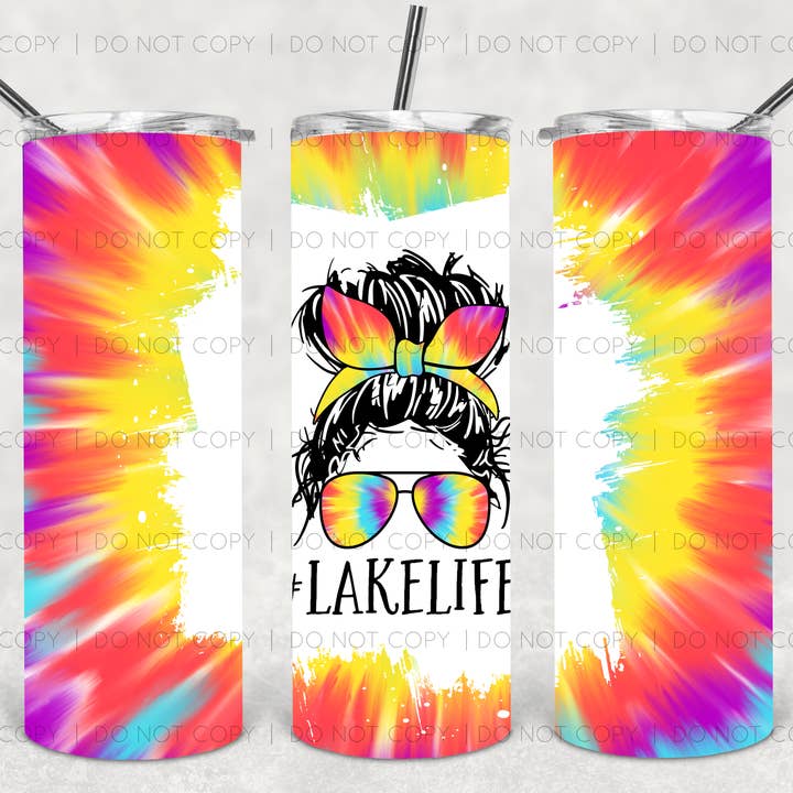 Lake Life Messy Tumbler for wholesale by Hello Sunshine Boutique
