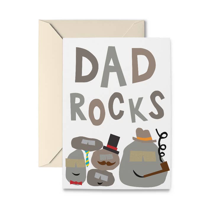 R. Nichols Stationery & Gifts - Wholesale Father's Day Card - Father's Day Rocks Greeting Card
