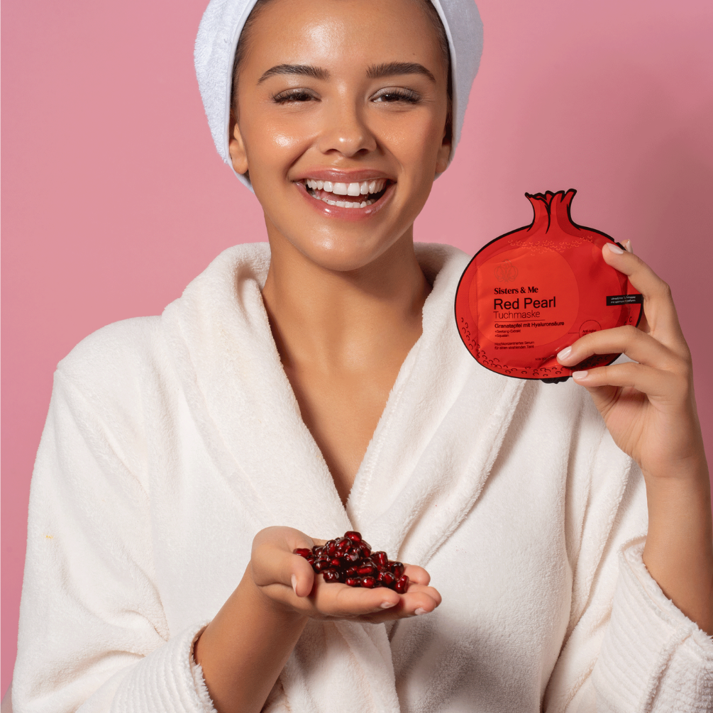 Sisters & Me GmbH - Wholesale Skincare Face Mask - 5X POMEGRANATE SHEET MASK5