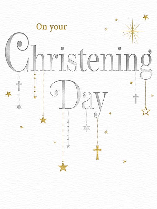 Cartão de Batismo, Batismo, Tipo por atacado de Piccadilly Greetings