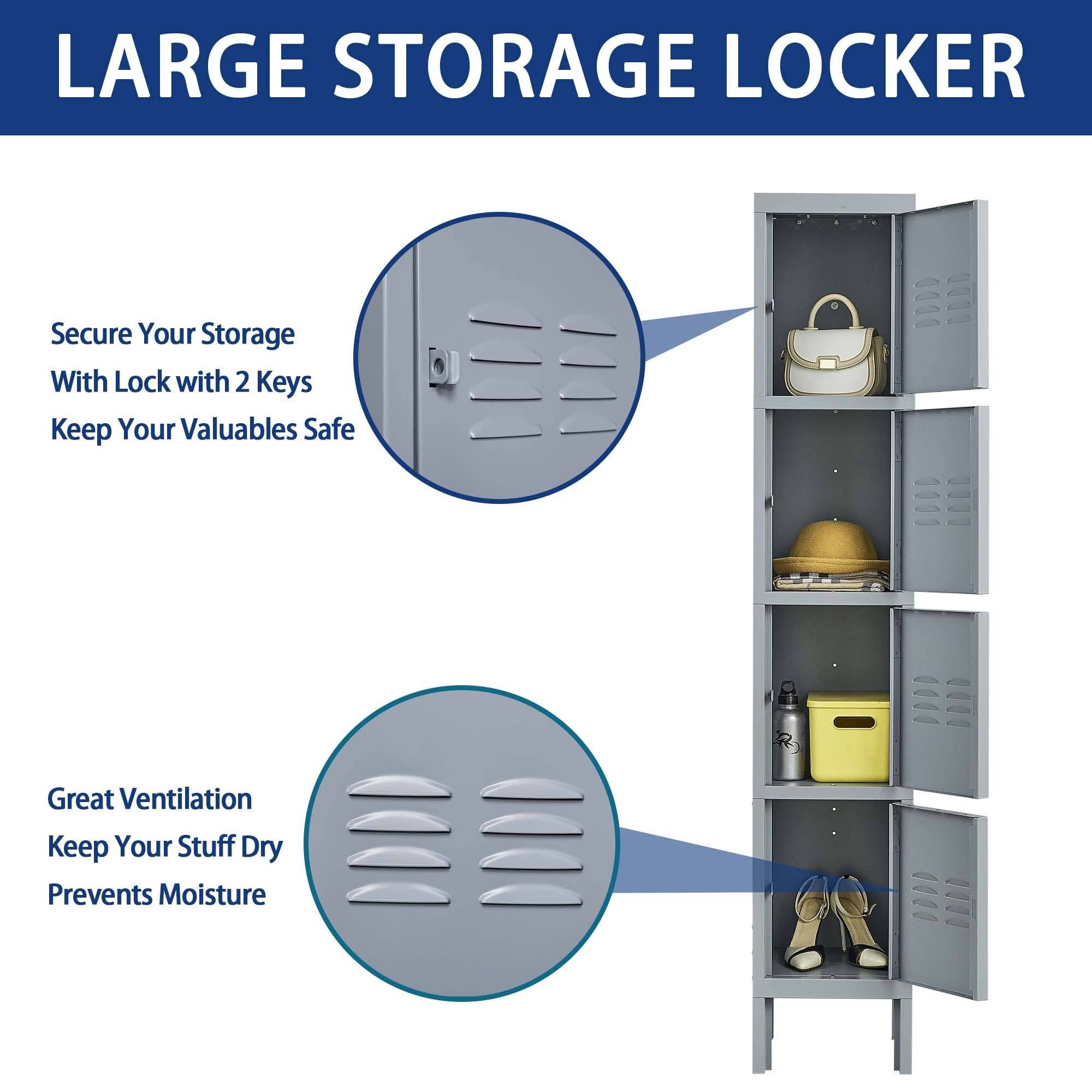 39F Inc. - Wholesale Cabinet - 72inH Storage Lockers for Employees,Home,Gym,School,Garage30
