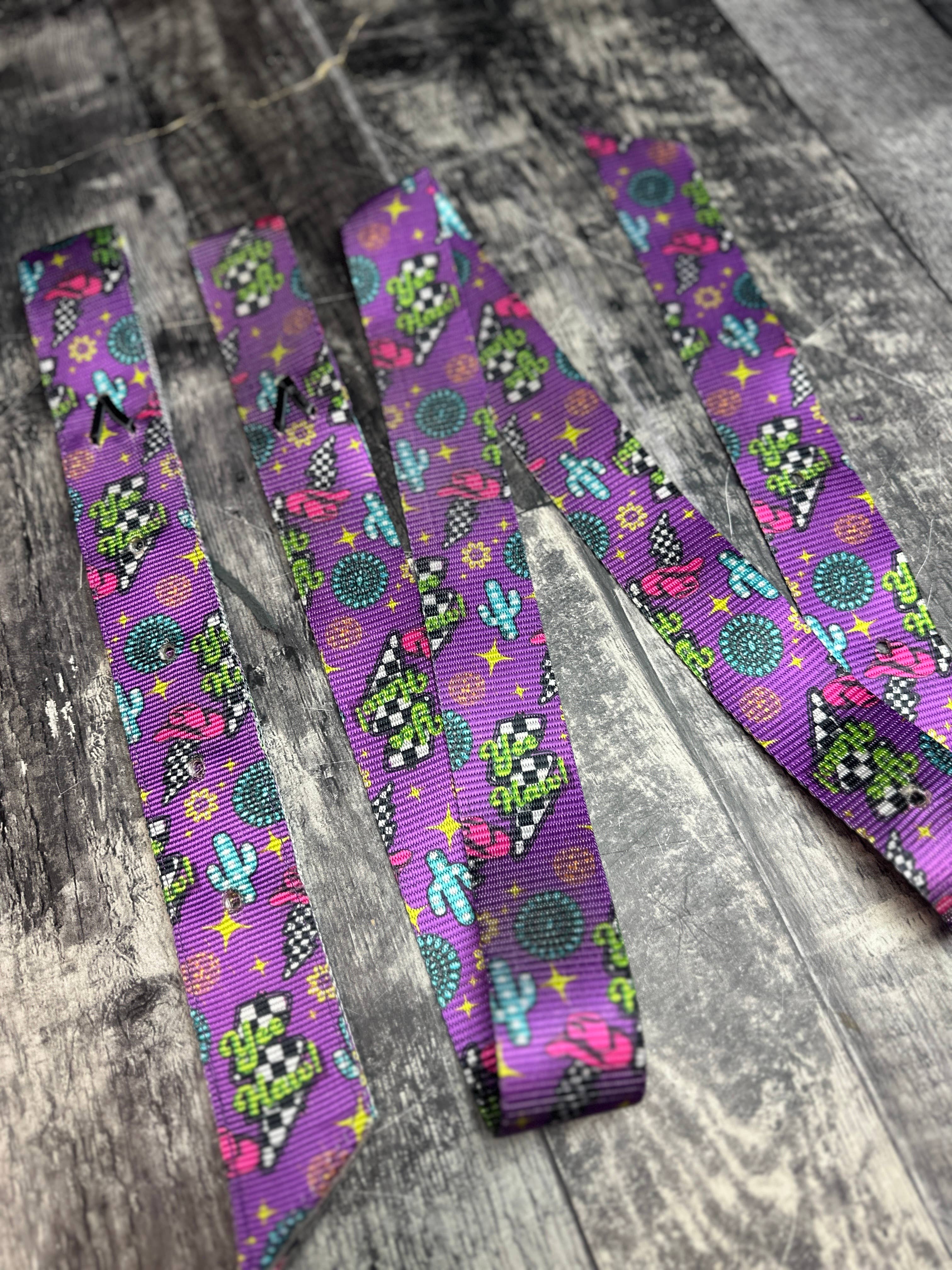 Schulz Equine - Wholesale Paardrijuitrusting - Set van nylon Latigo en Off Billet6