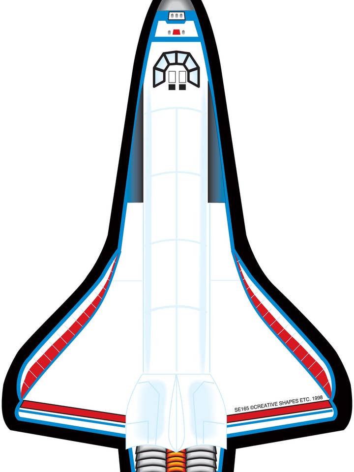 SHAPES ETC. Large Notepad - Space Shuttle for wholesale by Creative Shapes Etc.