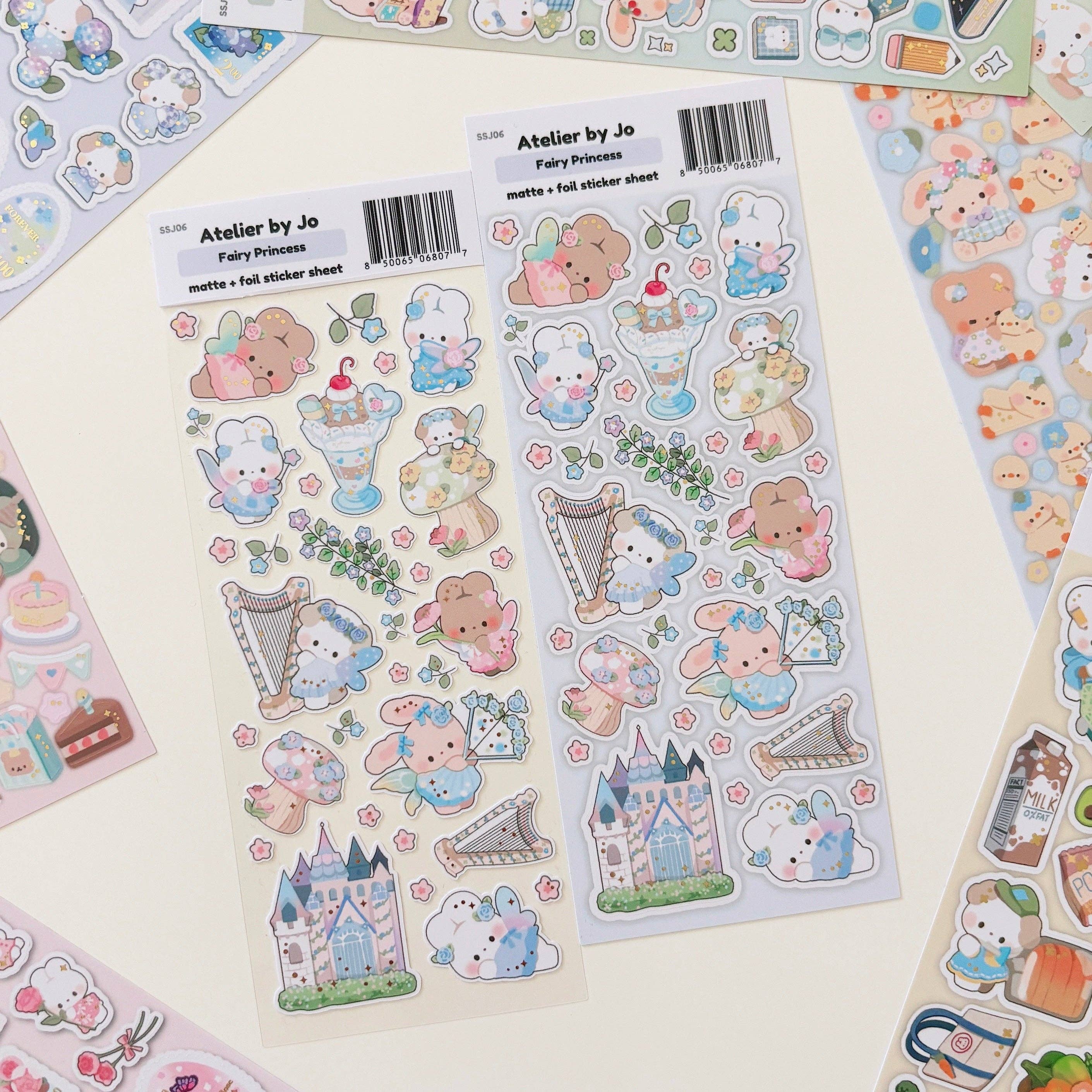 Atelier by Jo - Wholesale Sticker - Fairy Princess Sticker Sheet1