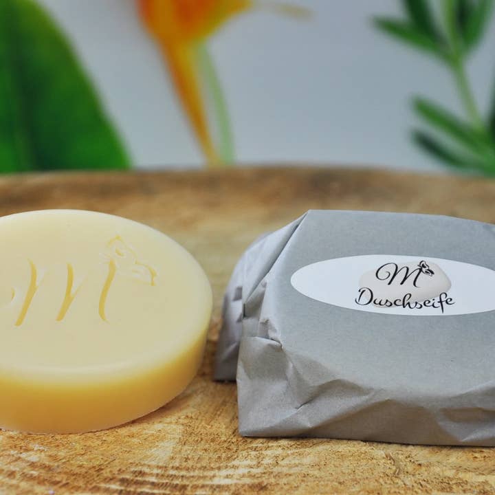 Jabón de ducha con aceite de germen de arroz, pachulí para venta al por mayor de Modali - die Kräutermanufaktur