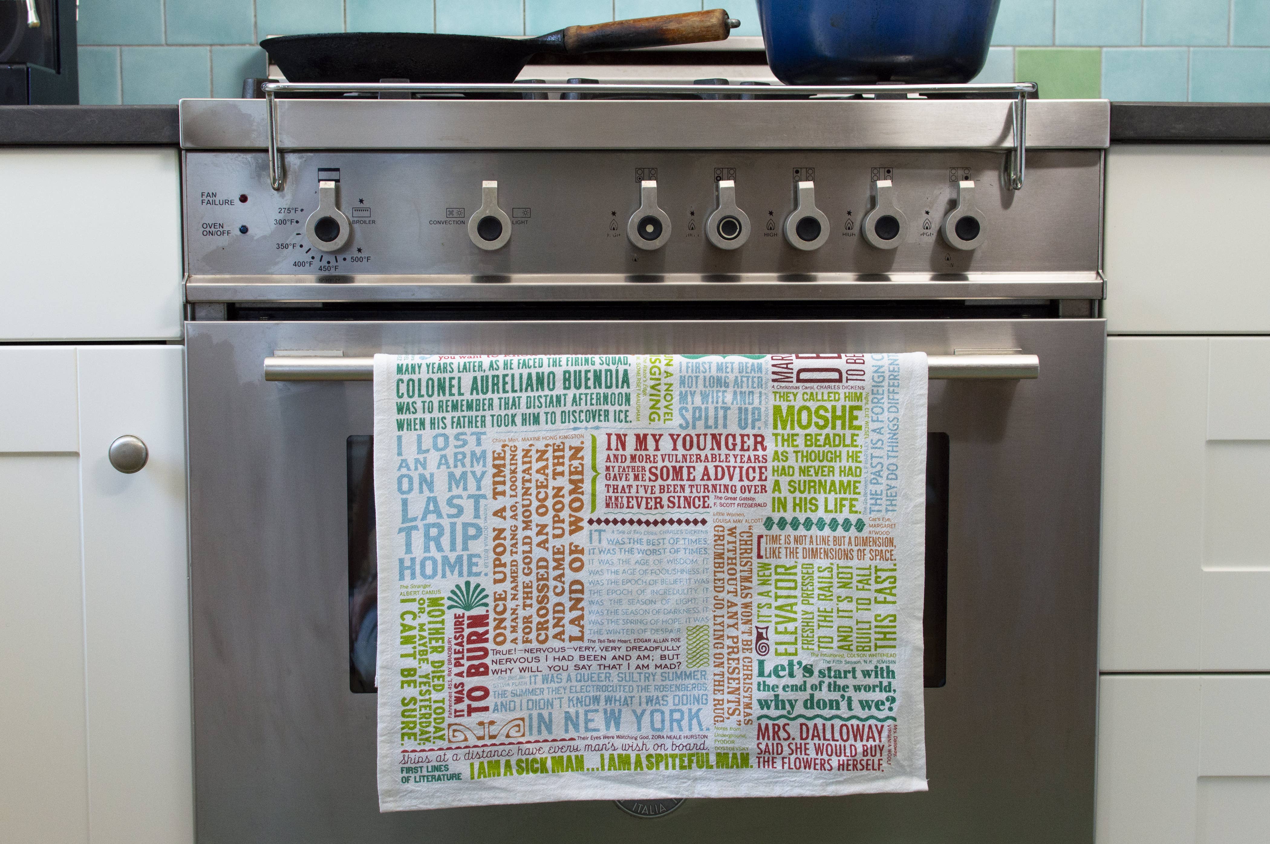 Unemployed Philosophers Guild - Wholesale Tea Towel - First Lines of Literature Towel2