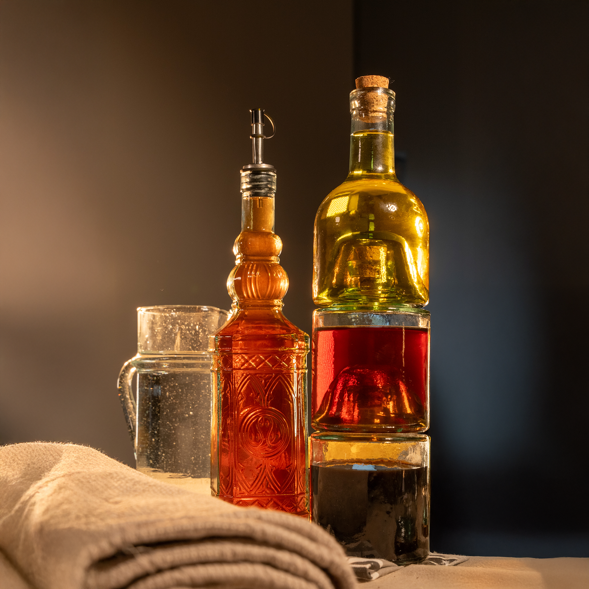 Jarapa – wholesale Oil/vinegar dispenser – Stacking Oil / Vinegar / Dressing Bottles1