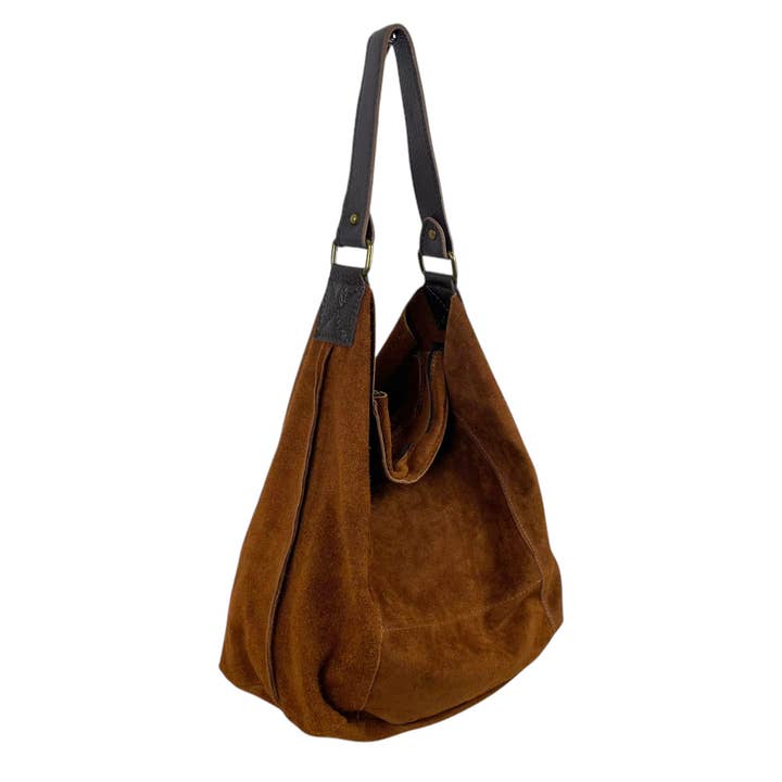 Chenson & Gorett - Wholesale Shoulder bag – women's - Large Suede Leather Hobo Bag for Women.4