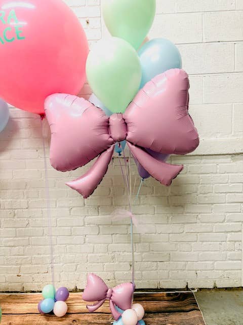 Burst Party Co - Wholesale Balloon - Pink Bow Balloon 40"1