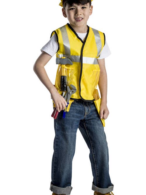 Dress Up America - Wholesale Costume - Kids - Construction Worker Role Play Costume Set - Kids