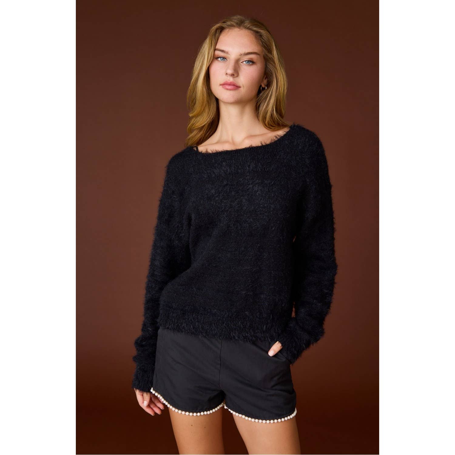 Apolline - Vente Pull en maille – femme - Pull à nœud Aria6
