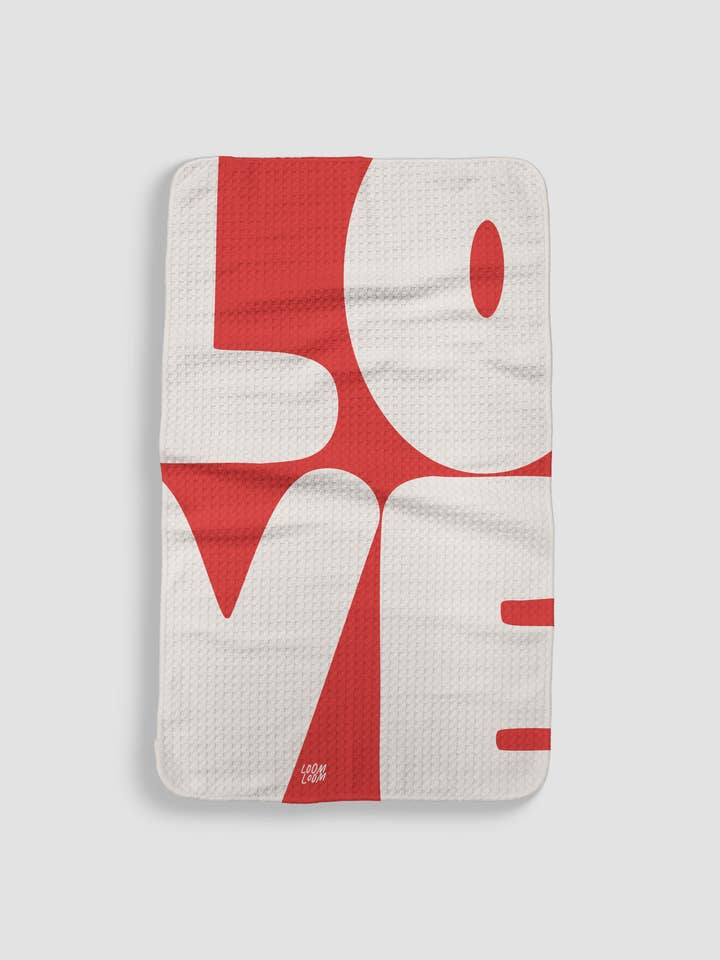 AMOUR - Rouge pour la vente par Loom Loom