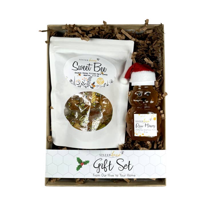 Set de regalo festivo de abeja dulce para venta al por mayor de Sister Bees LLC