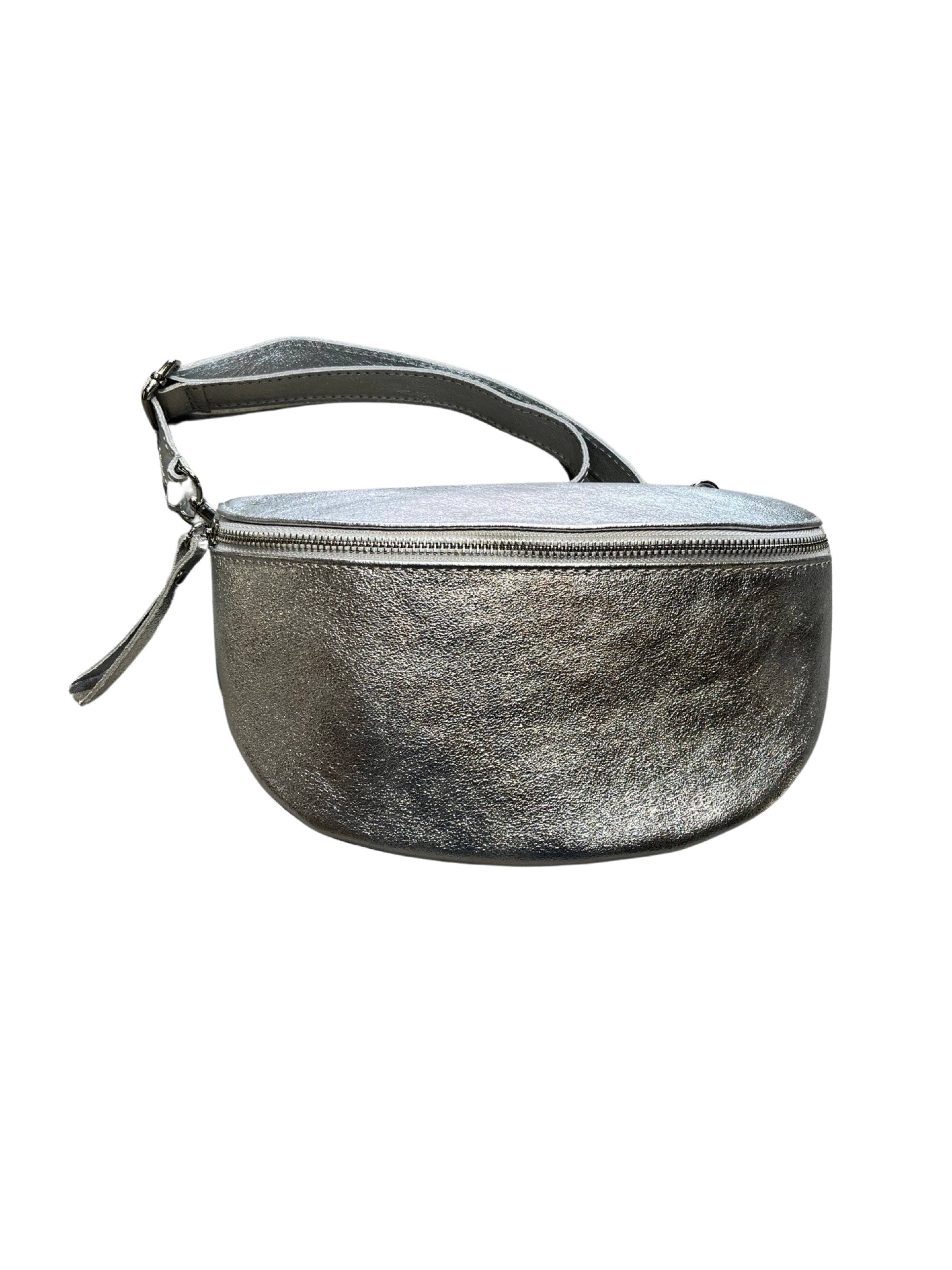 Louisa lee - Wholesale Belt Bag - Women's - LINA IRIDESCENT LEATHER BANANA BAG 25CM2