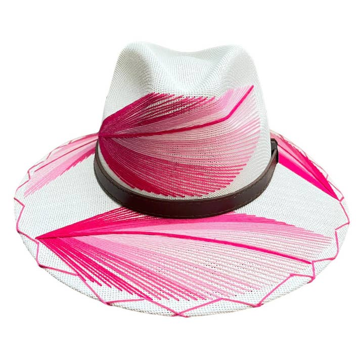 Chisme Lifestyle / Origenes - Wholesale Straw Hat - Women's - Pluma Embroidered Hats
