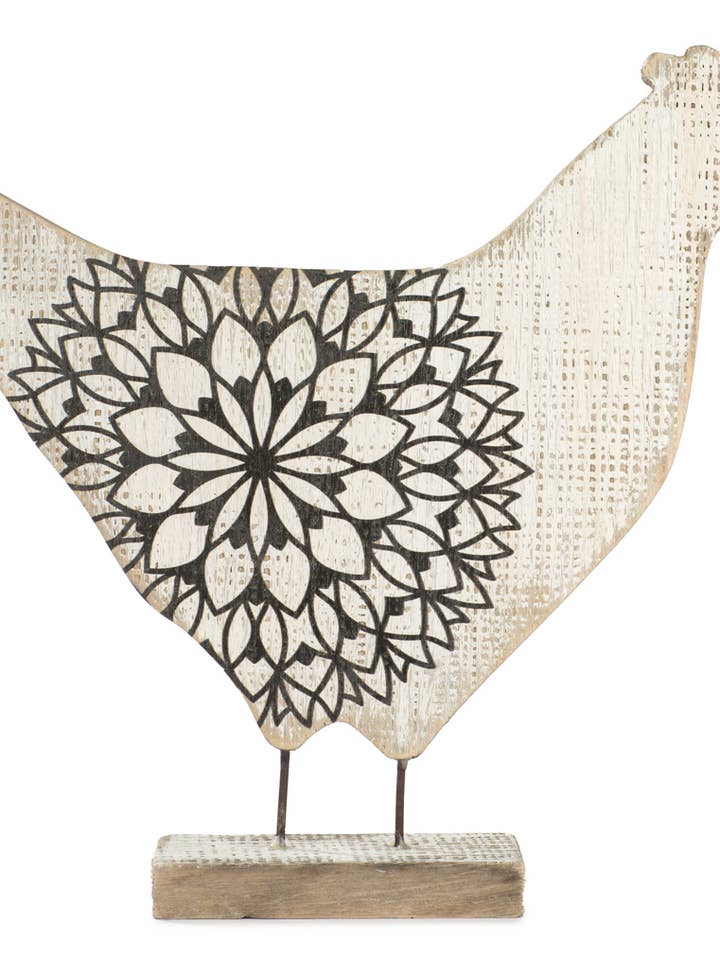 Høne, 24 cm, PU, sæt med 8 for engroshandel hos Baden Collection