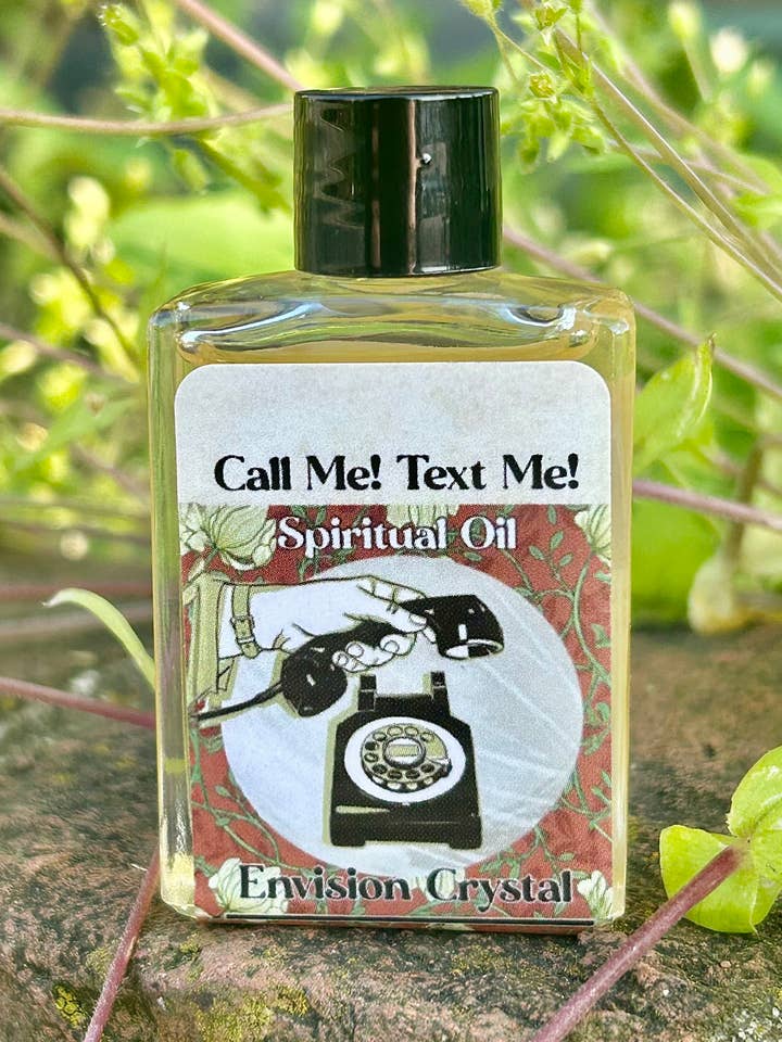 Ring til mig, skriv til mig åndelig intention olie - duftende og velsignet for engroshandel hos Envision Crystal