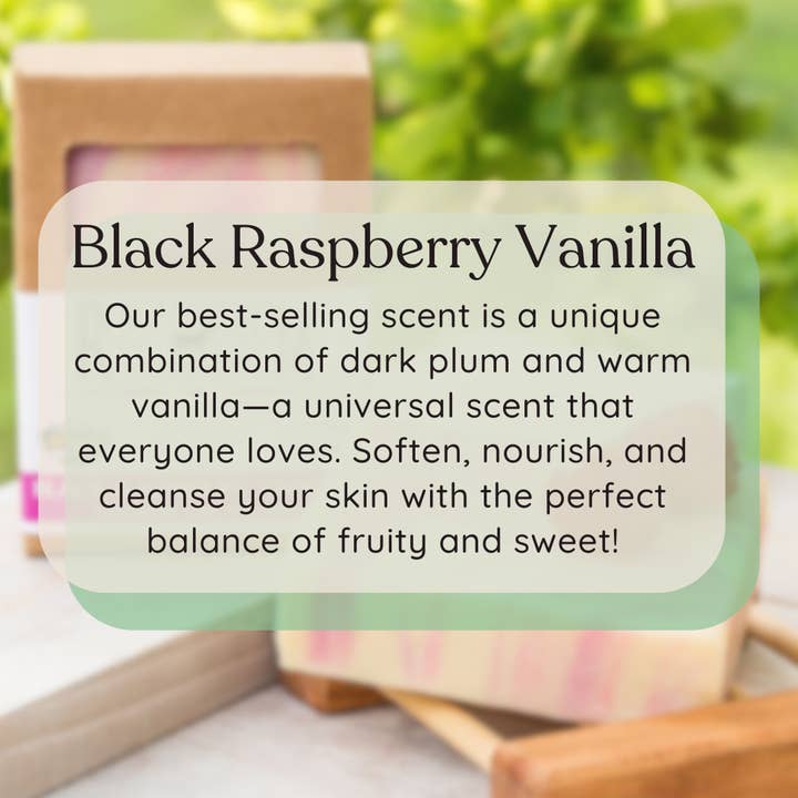 Rock Bottom Soap - Wholesale Bar Soap - Black Raspberry Vanilla Goat Milk Soap1