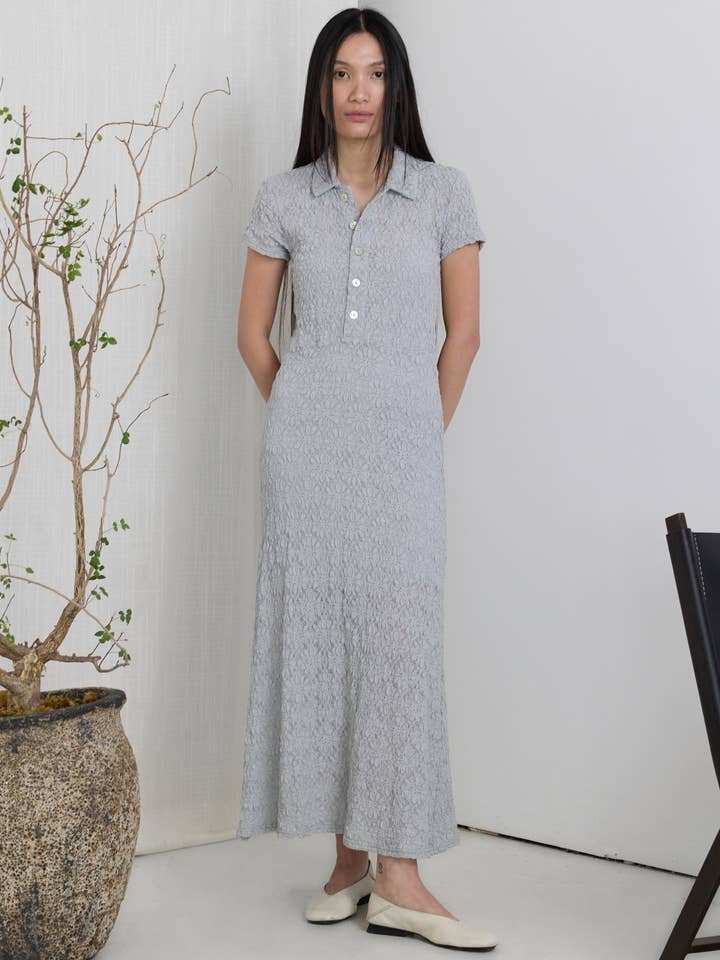 MOD REF - Wholesale Dress - Women's - The Linden Dress | Lace Polo Midi Dress