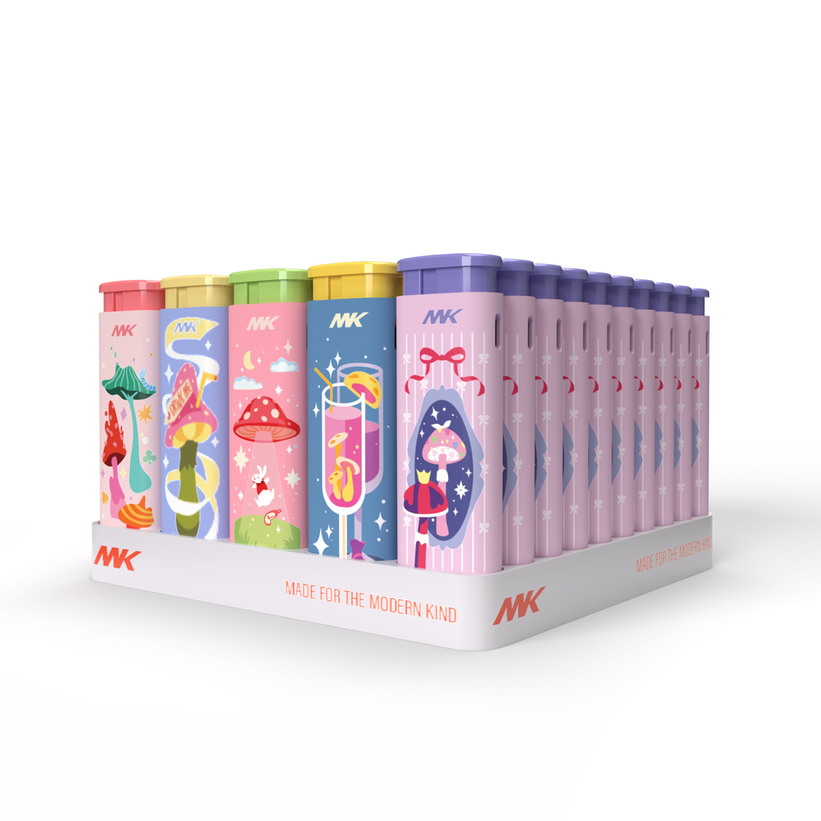 MK Lighter Company - Wholesale Lighter - MK Lighter MagicMus Series, Windproof Flame, Pocket Lighters1