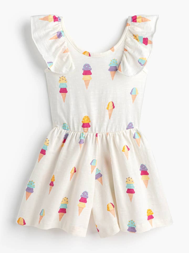 Macacão Flowy_Ice Cream Social por atacado de Monica + Andy