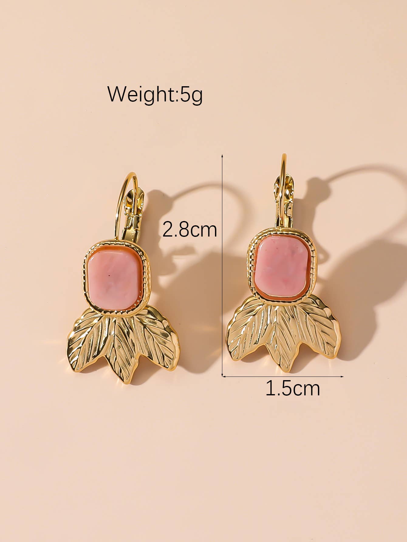 Blossom bijoux - Wholesale Dangle Earrings - 24BOA123 Stainless Steel Sleeper Earrings5