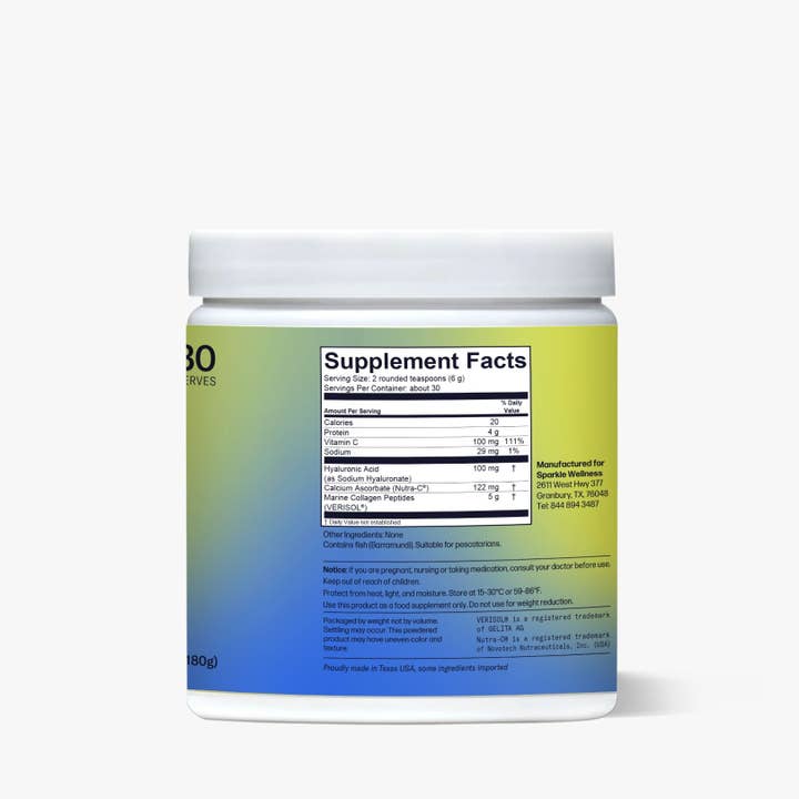 Sparkle Wellness - Wholesale Oral Supplement/Vitamin - Skin Boost Plus Marine