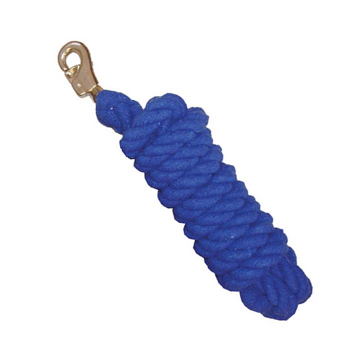 Intrepid International - Wholesale Pet Rope Toy - Dog - Cotton Lead Rope with Bull Snap 3/4" x 10'1