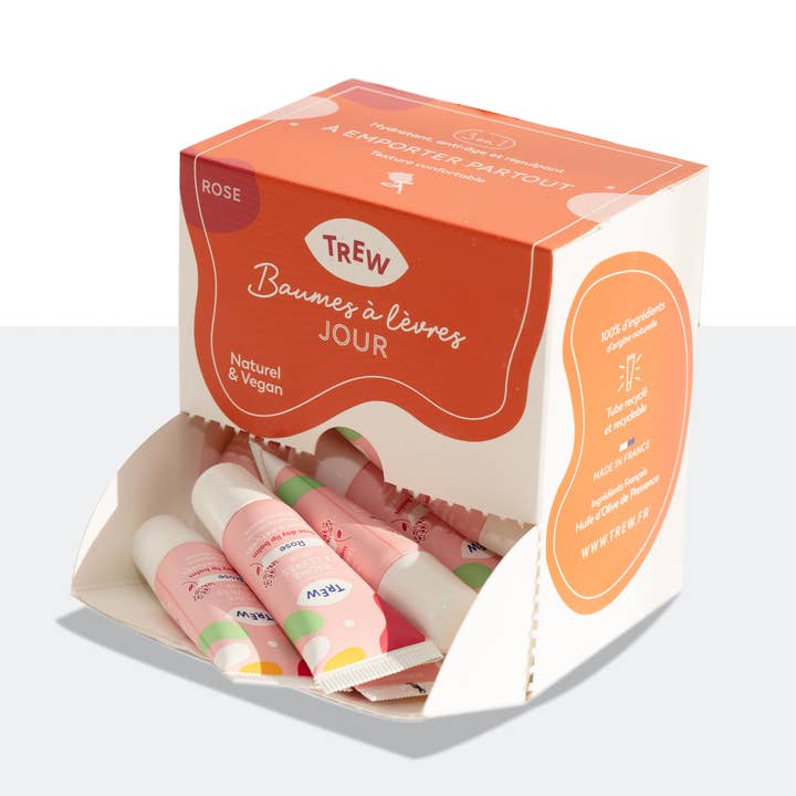 Vertriebspartner: Tageslippenbalsam Rosenaroma 100% natürlich & vegan für den Großhandel von Trew Cosmetic