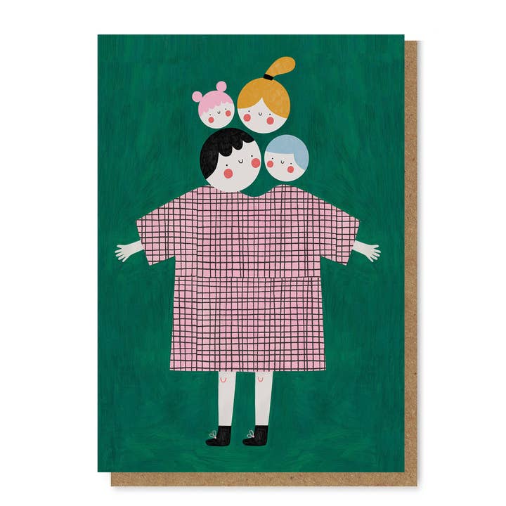 FAMILY card for wholesale by Daria Solak Illustrations