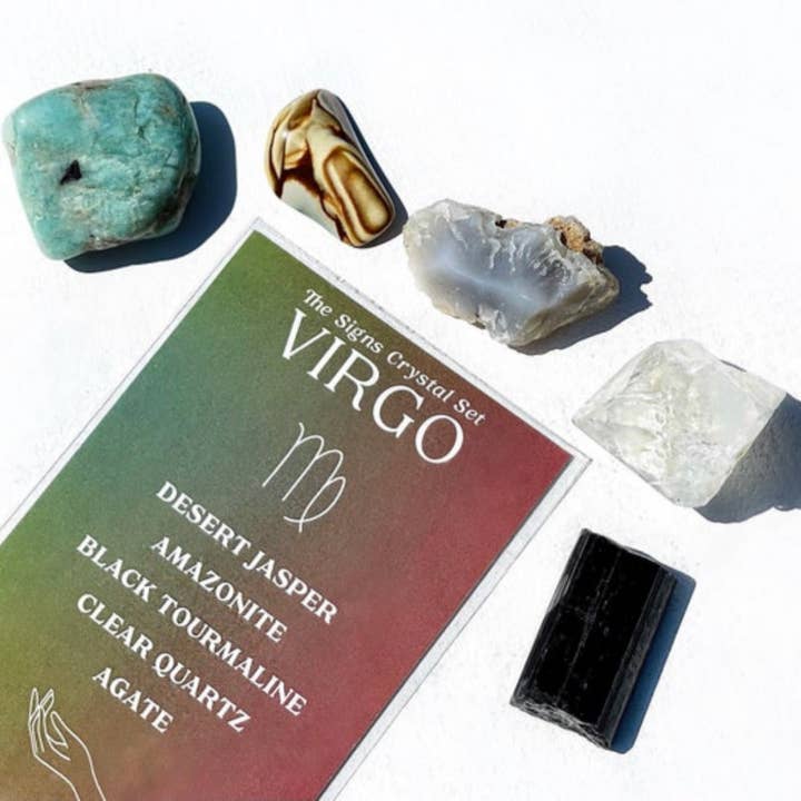 Charley Taylor Art - Wholesale Spiritual Stone/Crystal - Virgo Zodiac Crystal Set