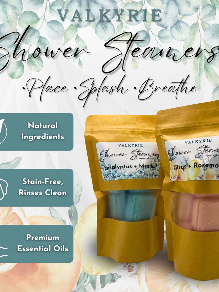 Shower Steamers - Eucalyptus + Menthol for wholesale by Valkyrie Global