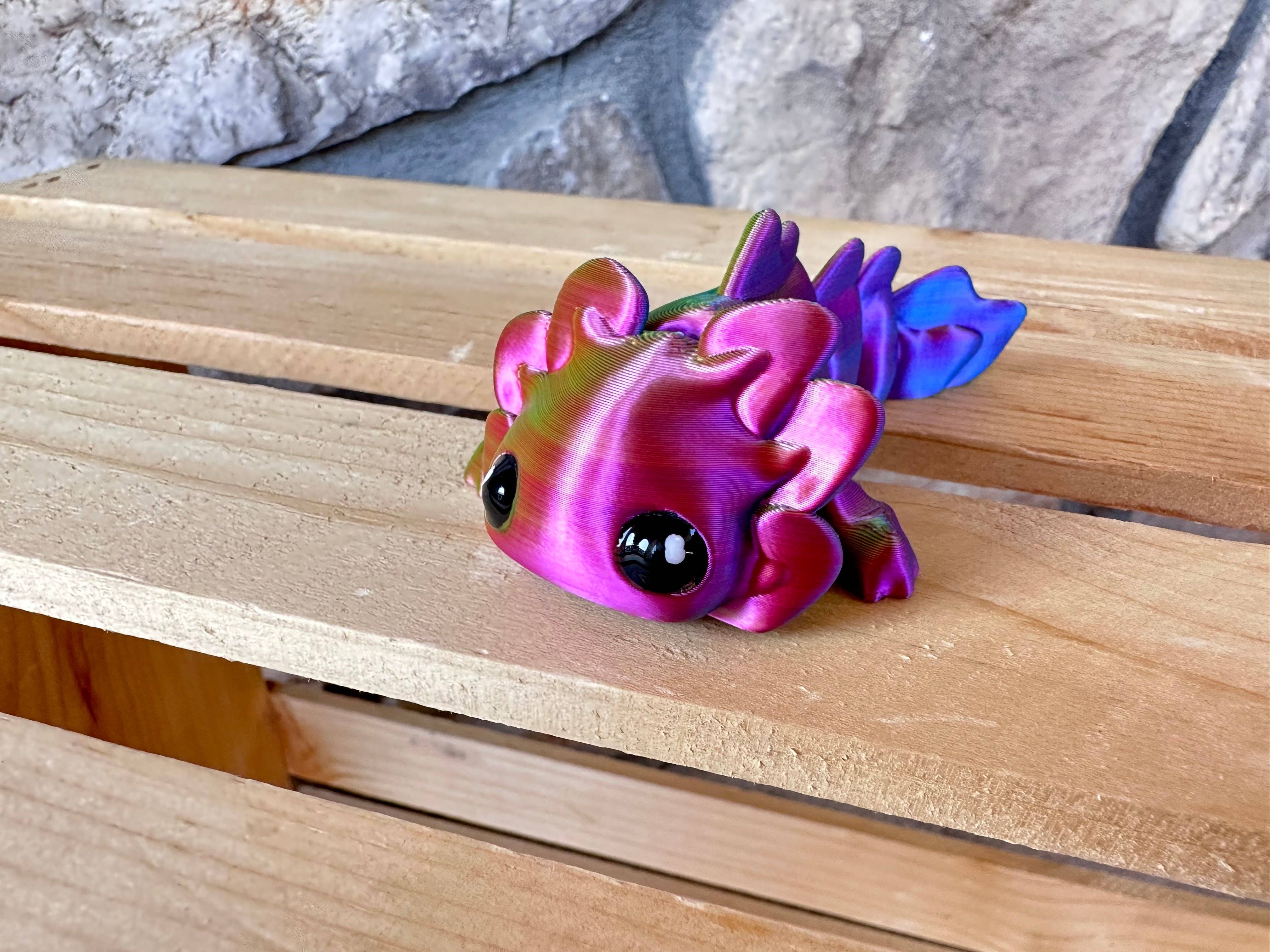 LNZ Custom Design - Wholesale Fidget Toy - Kids - Axolotl Tadpole1